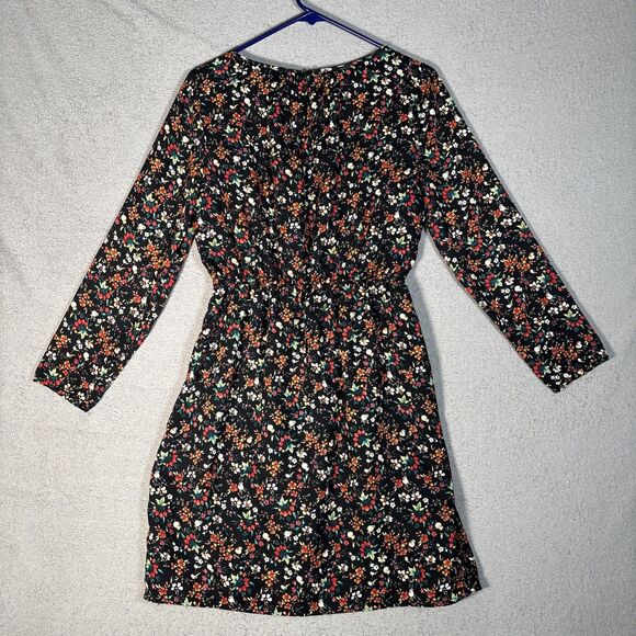 J Crew Mercantile Dress Women’s 2 Mini Floral Cottage Core Prairie Dark Floral - Picture 12 of 15